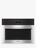 Miele M7140TC 46L Built-In Microwave, Clean Steel