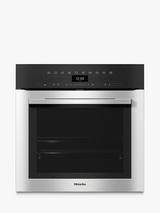 Miele H7364BP Built-In Single Oven, Clean Steel