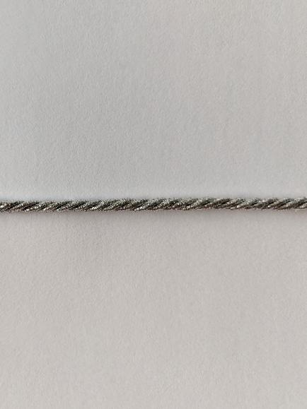 John Lewis Cord Braid, Silver, L5m, Silver