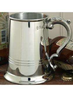English Pewter Company Polished Pewter Tankard - view 2, Silver