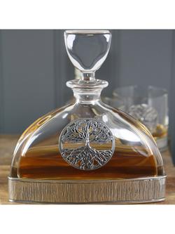 English Pewter Company Tree of Life Decanter, 570ml - view 2, 