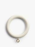 John Lewis Wood Curtain Rings, Dia.35mm, Set of 6