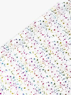 John Lewis Rainbow Splatter Wrapping Paper, 3m, Multi