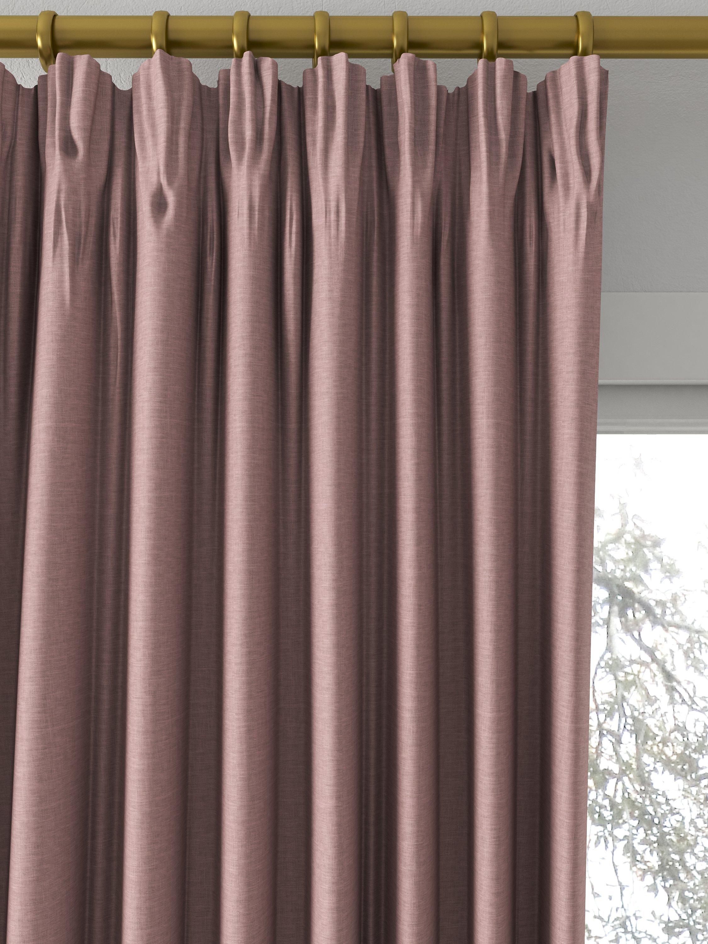 John Lewis Cotton Blend Made to Measure Curtains, Mauve