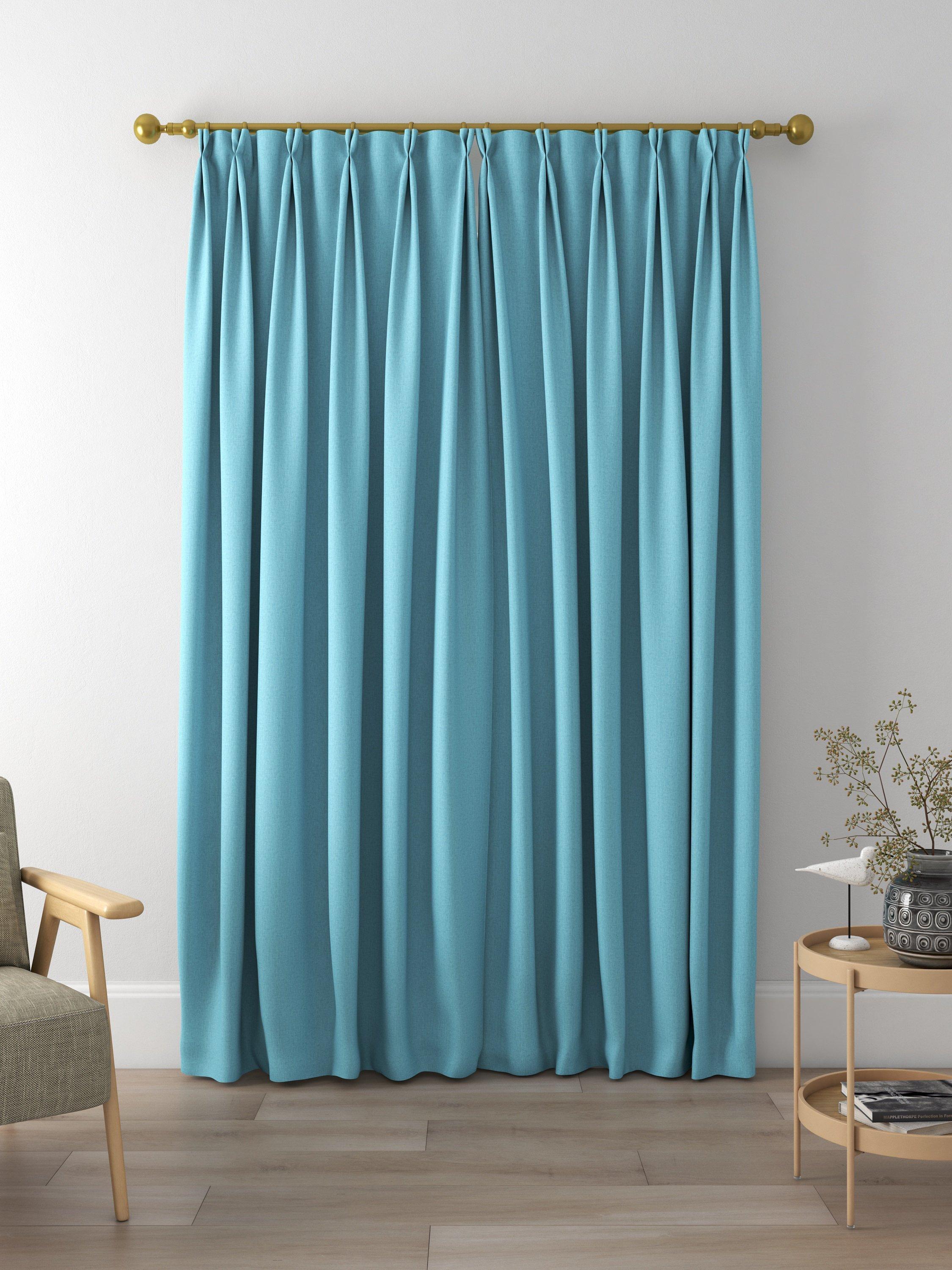 John Lewis Cotton Blend Made to Measure Curtains, Aegean