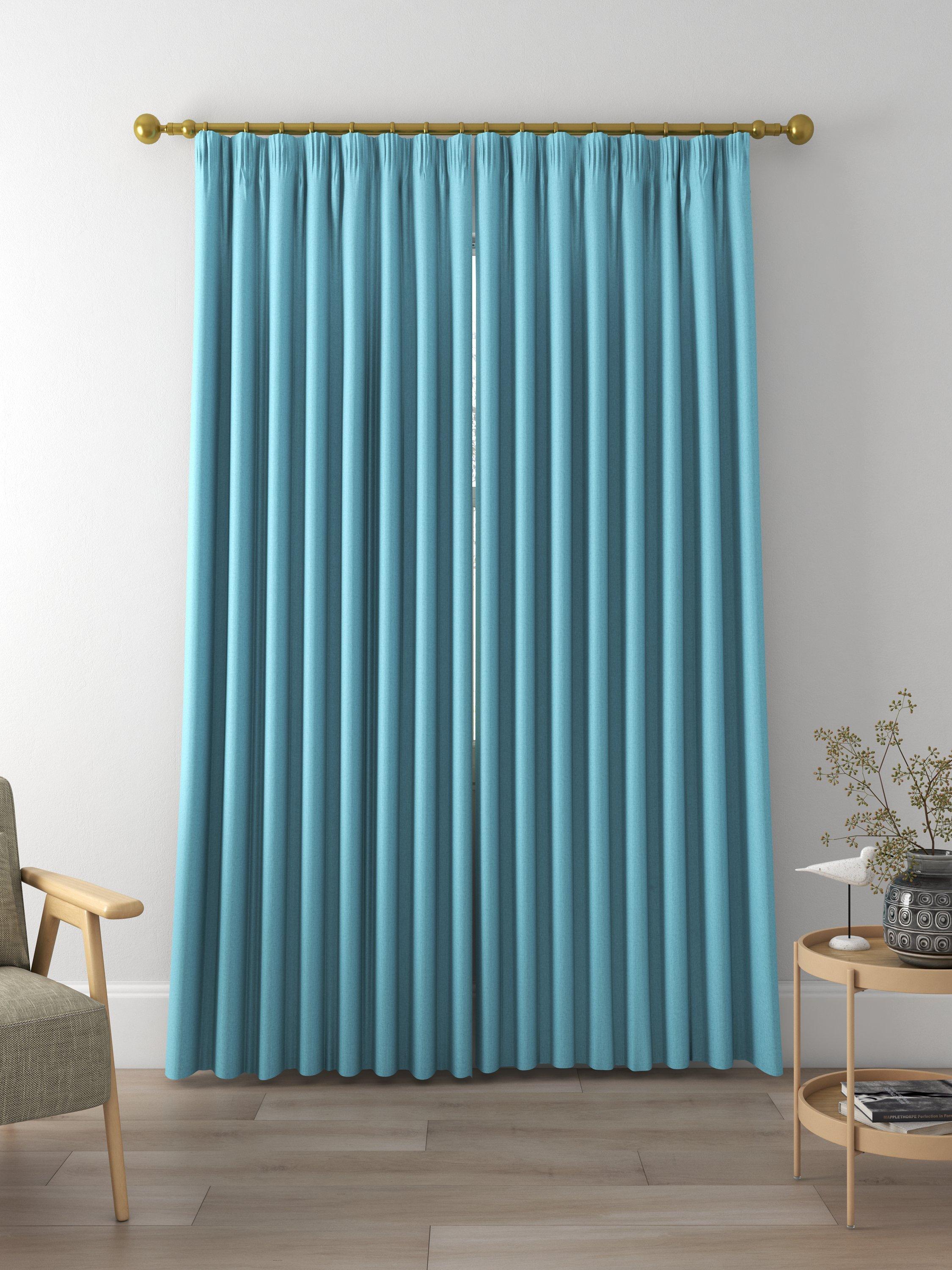 John Lewis Cotton Blend Made to Measure Curtains, Aegean