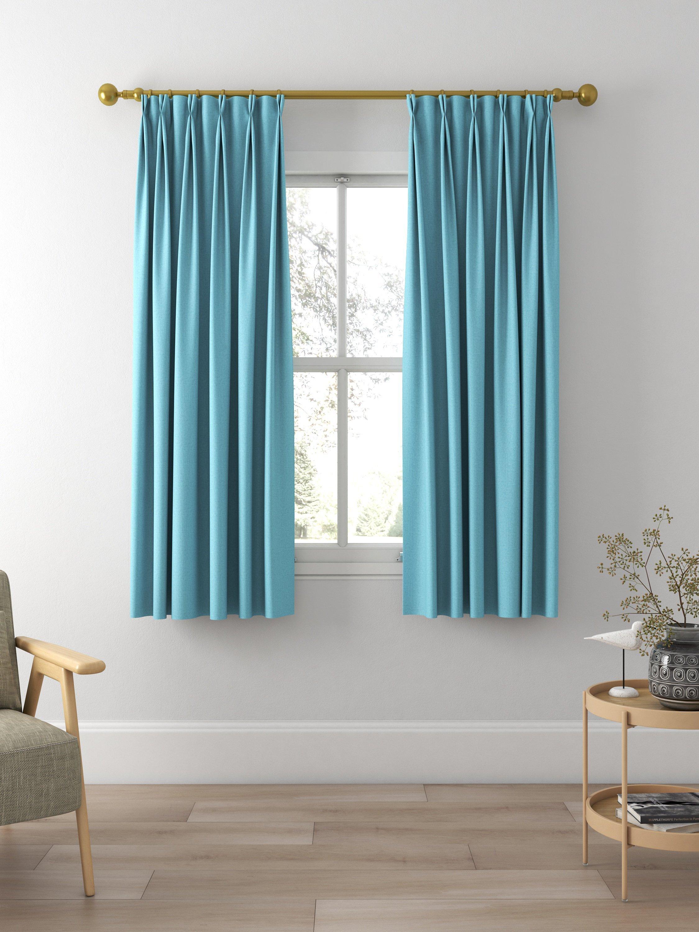 John Lewis Cotton Blend Made to Measure Curtains, Aegean