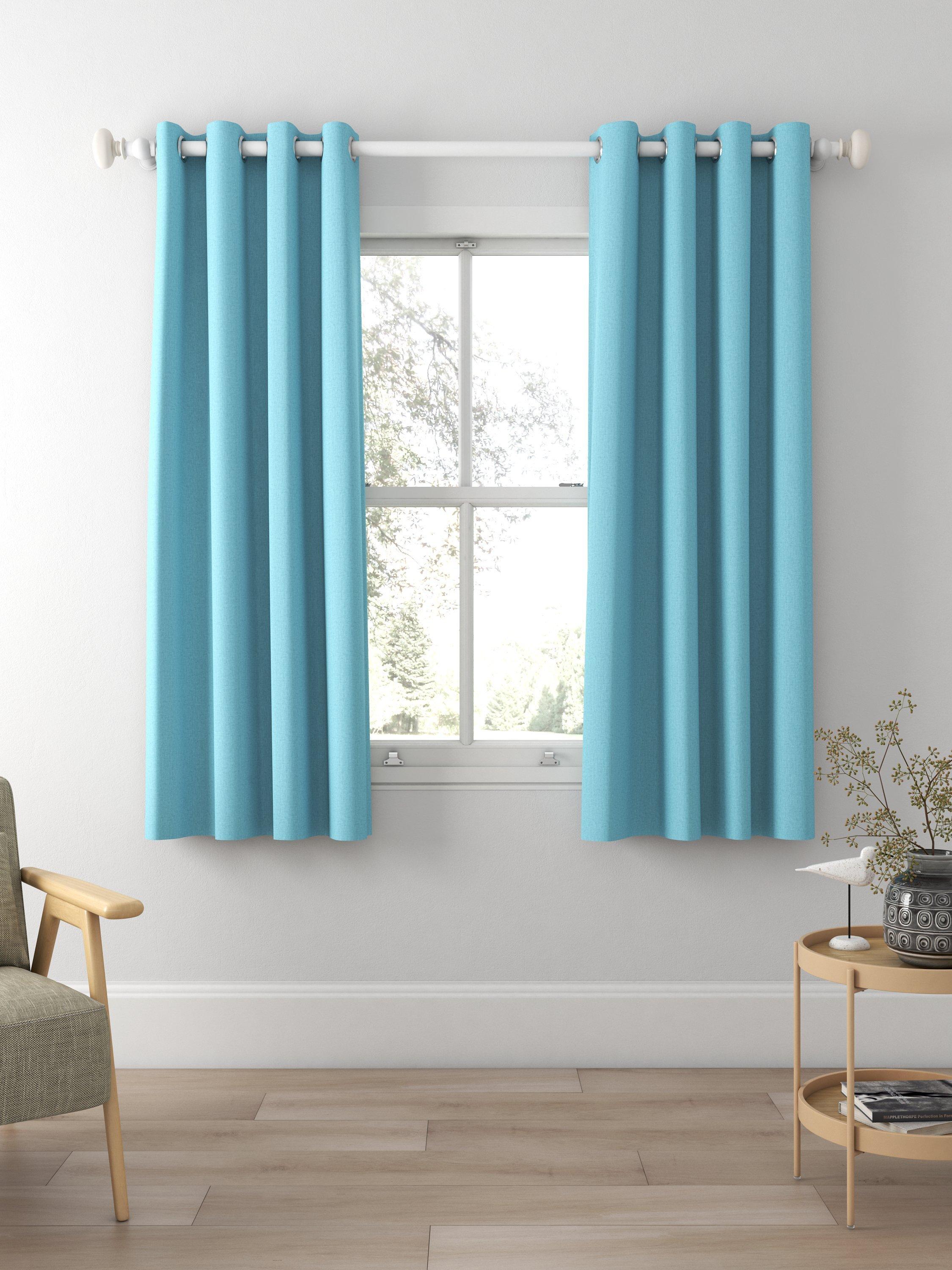 John Lewis Cotton Blend Made to Measure Curtains, Aegean