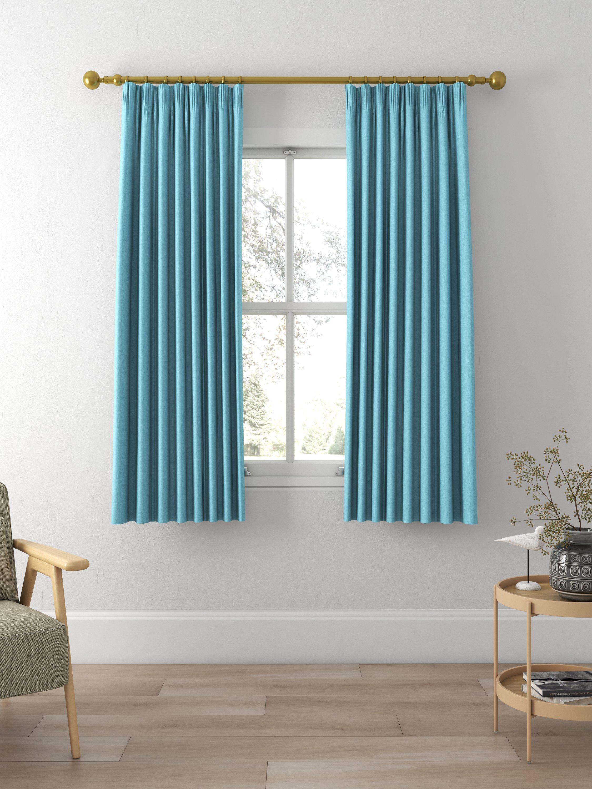 John Lewis Cotton Blend Made to Measure Curtains, Aegean