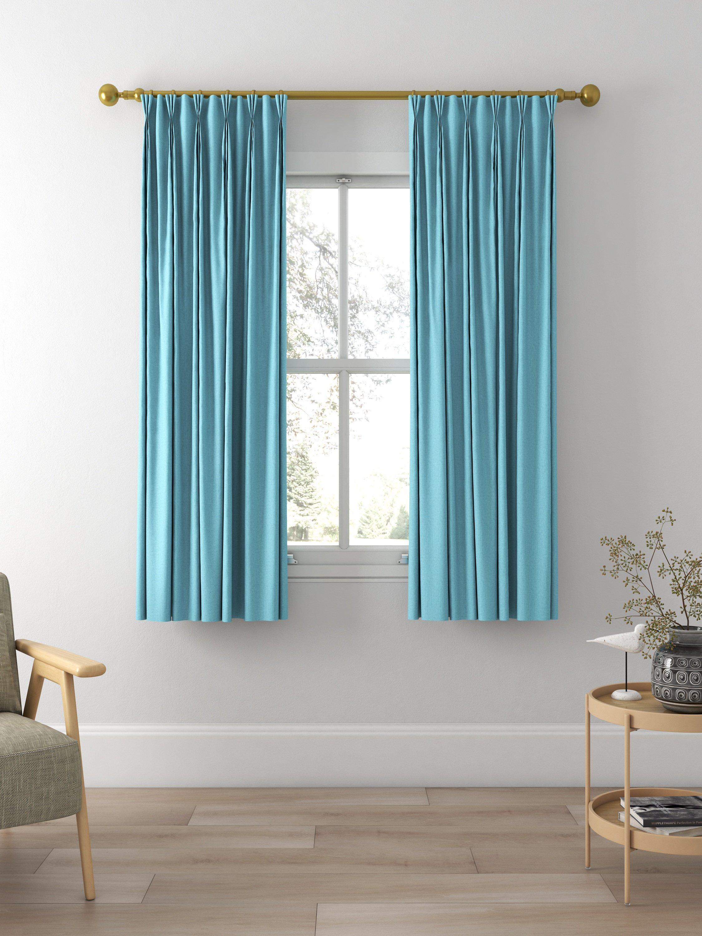 John Lewis Cotton Blend Made to Measure Curtains, Aegean
