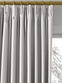 John Lewis Cotton Blend Made to Measure Curtains or Roman Blind, Flint - view 2, Flint