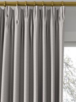 John Lewis Cotton Blend Made to Measure Curtains or Roman Blind, Storm - view 2, Storm