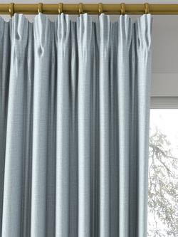 John Lewis Cotton Blend Made to Measure Curtains or Roman Blind, Mineral - view 2, Mineral