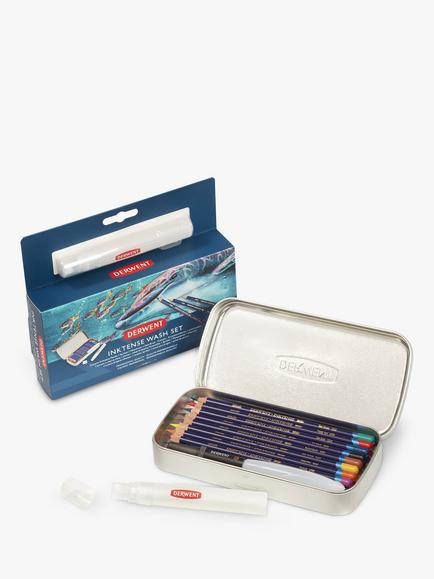 Derwent Inktense Wash Colouring Pencil Set, Multi