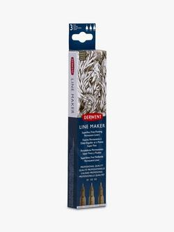 Derwent Linemaker Graphite Pens, Pack of 3 - view 2, Multi