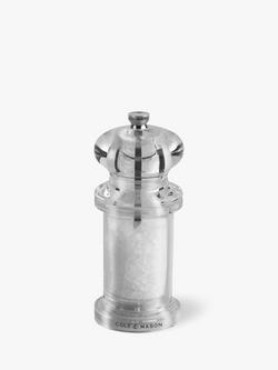Cole & Mason Precision Salt Mill, H14cm, Clear, Clear