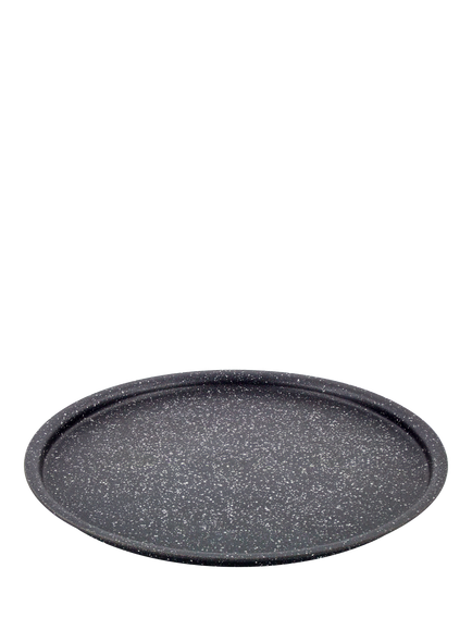 Eaziglide Neverstick2 Aluminium Non-Stick Pizza Tray, 32cm, Black