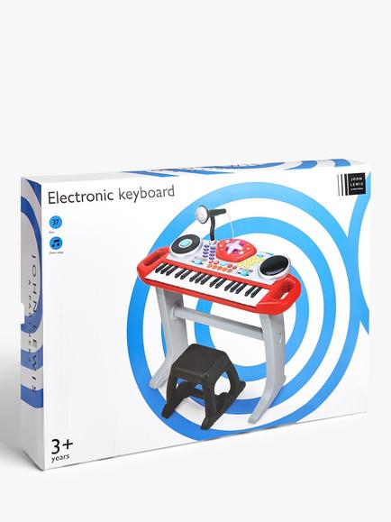 John Lewis Rockstar Electronic Keyboard, Multi