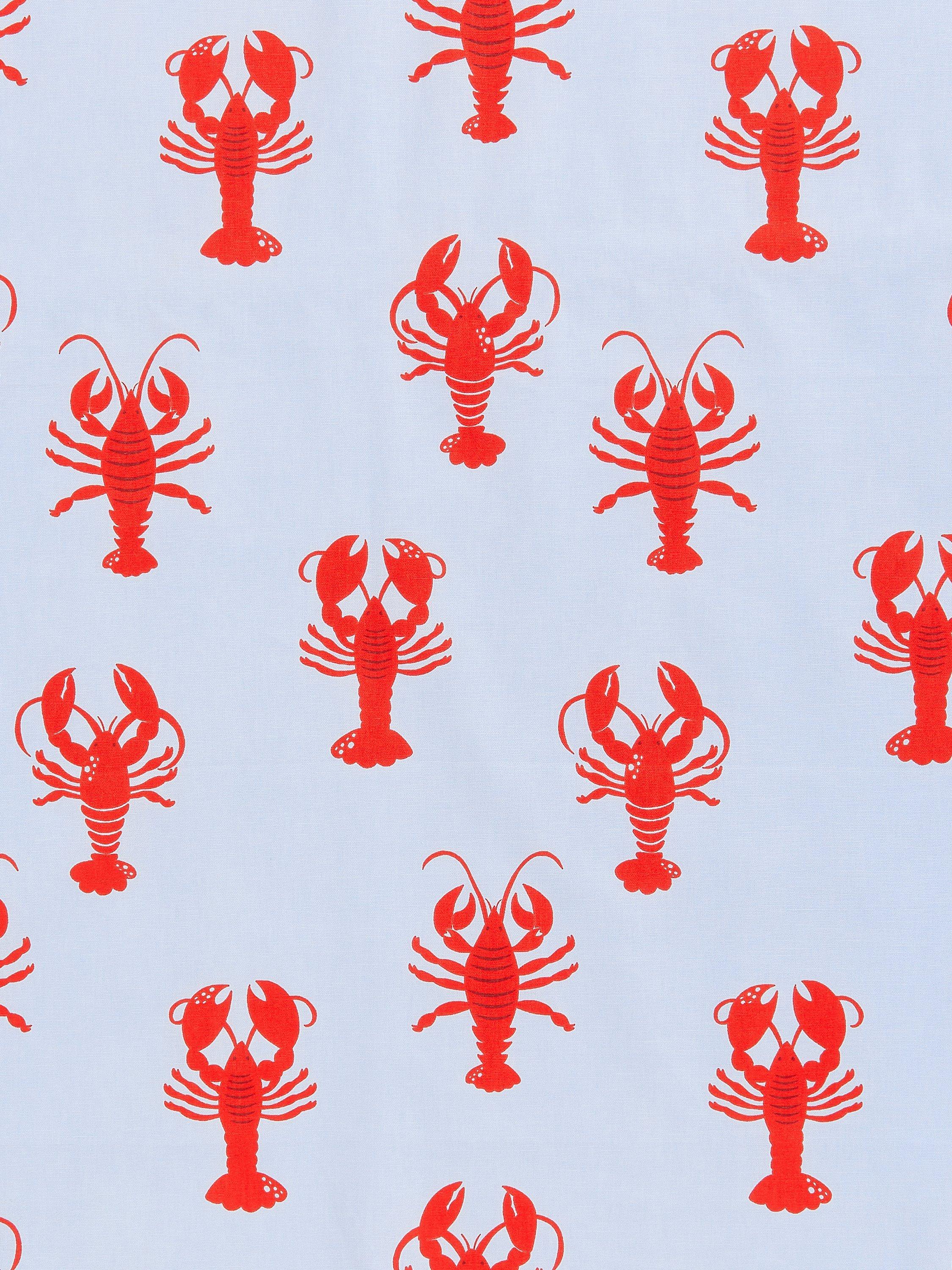 John Lewis & Partners Larry Lobster PVC Tablecloth Fabric