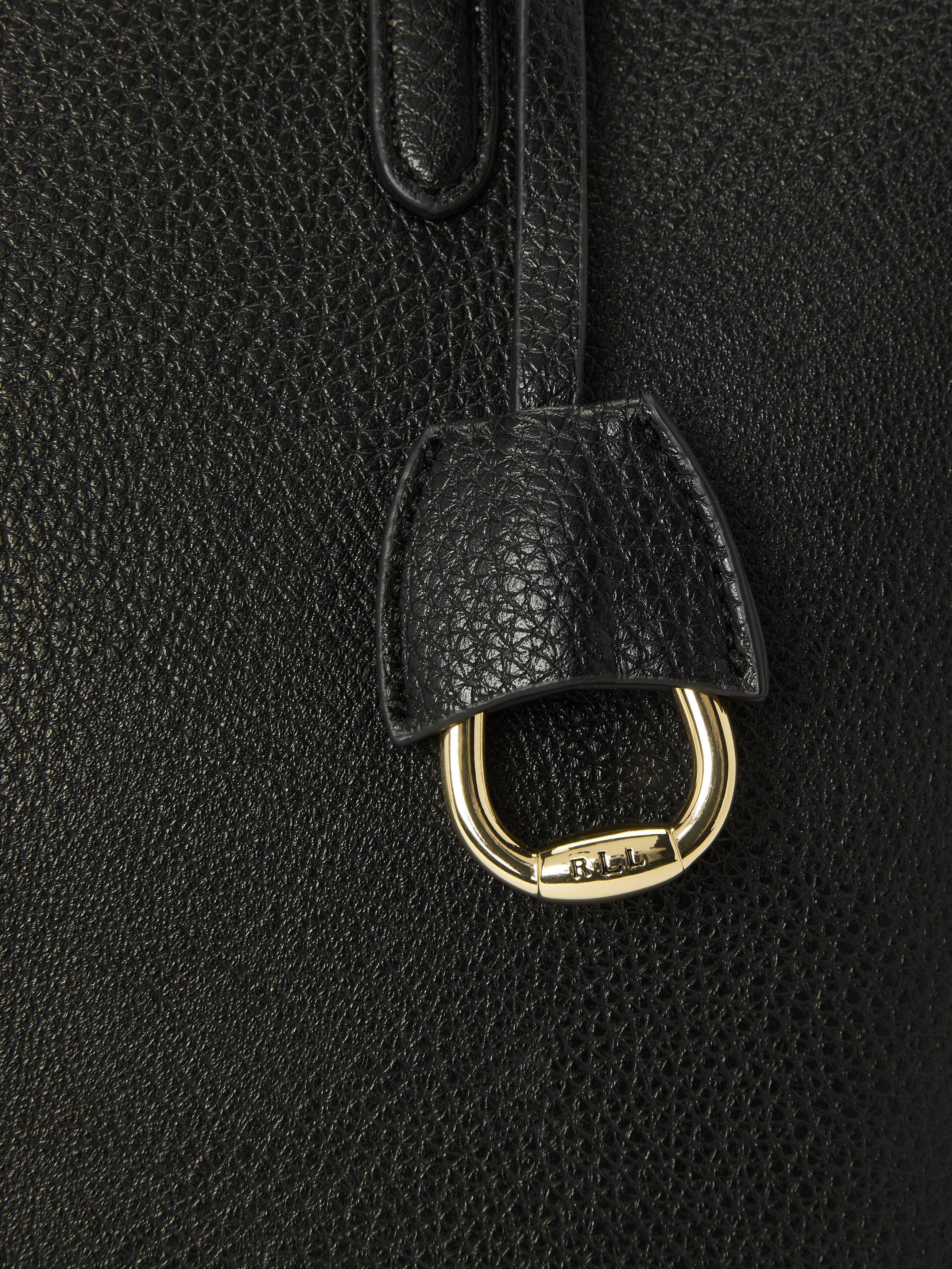 Product image 5 of 7, which shows Lauren Ralph Lauren Merrimack Keaton 26 Tote Bag, Black