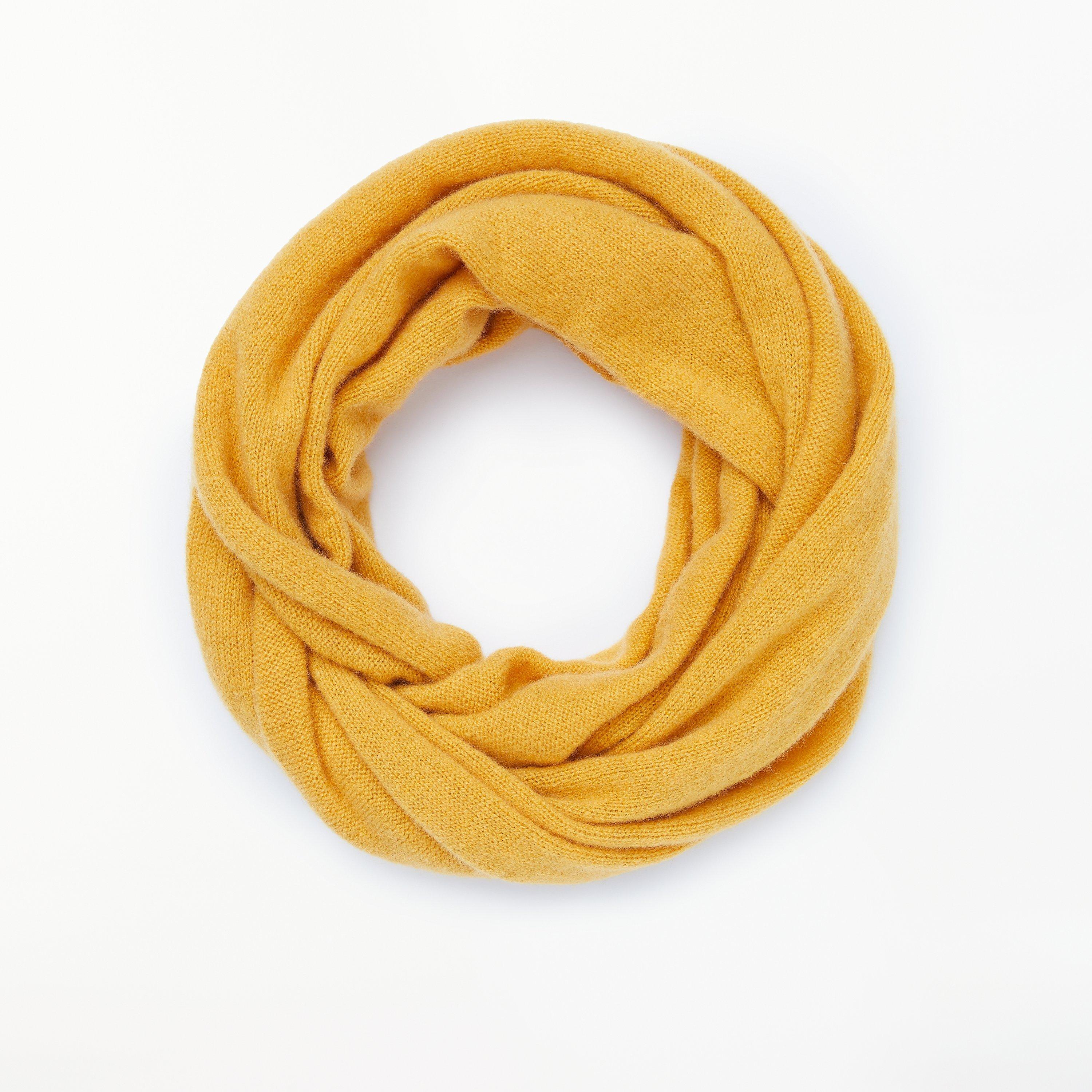 John Lewis & Partners Cashmere Snood, Ochre