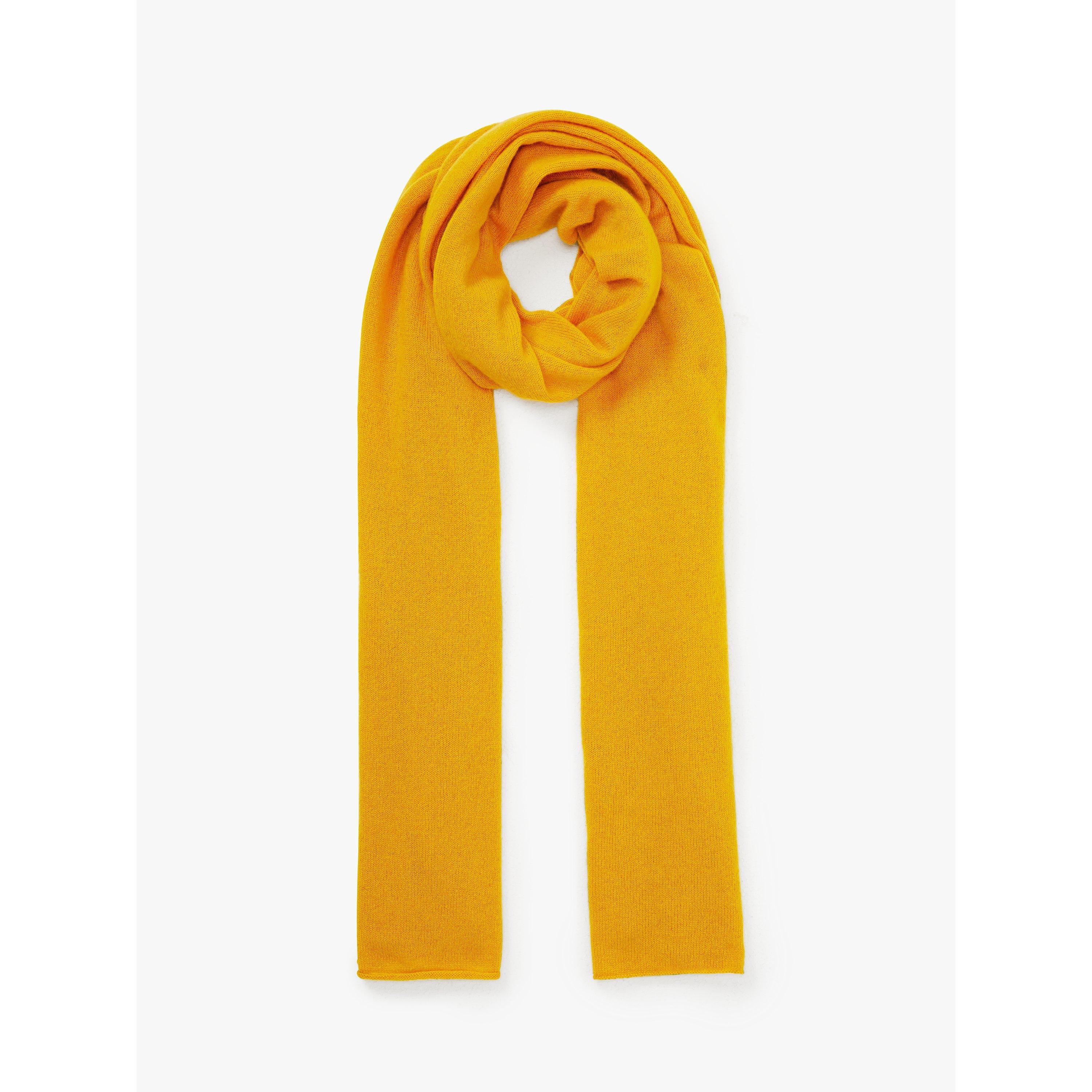 John Lewis & Partners Cashmere Travel Wrap, Ochre