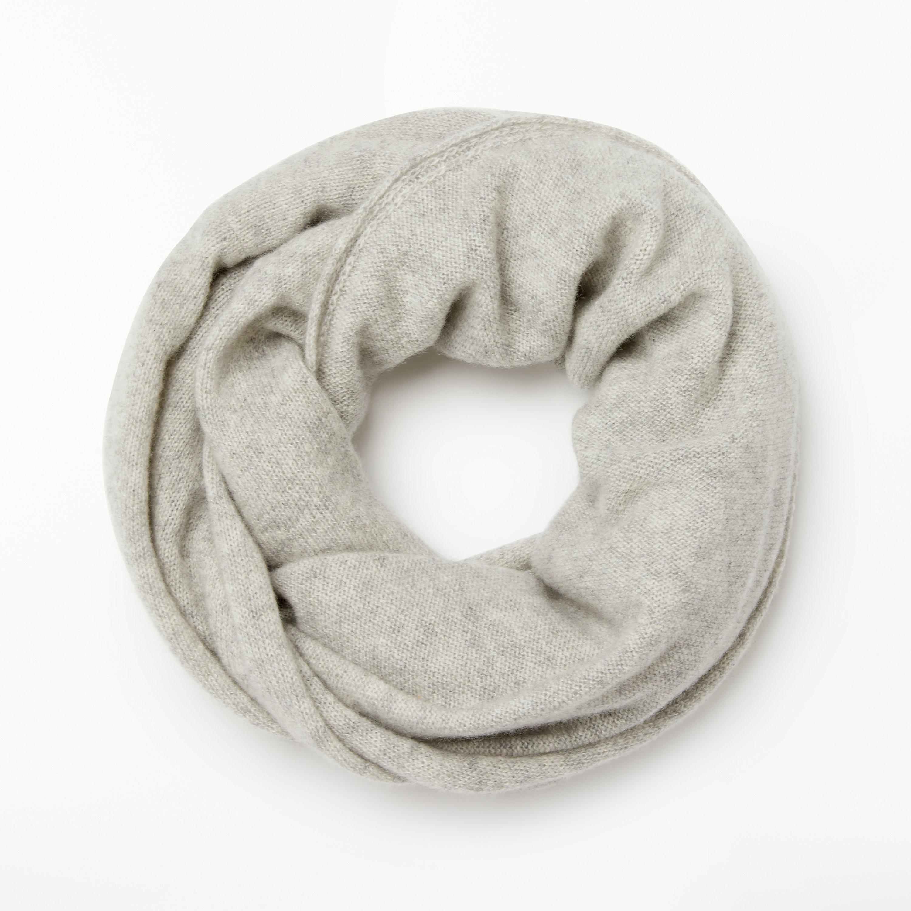 John Lewis & Partners Cashmere Snood, Light Grey