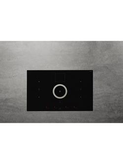 Elica NikolaTesla Switch Induction Hob with Integrated Extractor, Black, Black