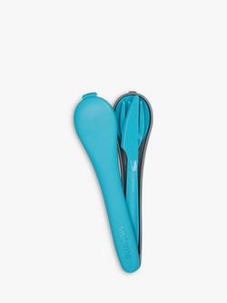 Sistema Plastic Portable Cutlery & Case Set, Assorted, Assorted