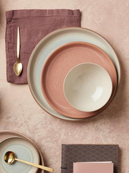 Denby Quartz Rose, Pink/Blue