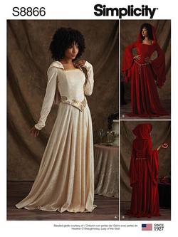 Simplicity Misses'/Miss Petite Knit Costumes Sewing Pattern, 8866, 