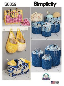 Simplicity Bags and Small Accessories Sewing Pattern, 8859, One Size, 