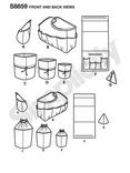 Simplicity Bags and Small Accessories Sewing Pattern, 8859, One Size