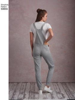 Simplicity Women's Jumpsuit Sewing Pattern, 8855, 6-22 - view 2, 