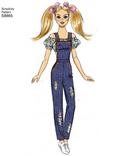 Simplicity Fashion Doll Clothes Sewing Pattern, 8865