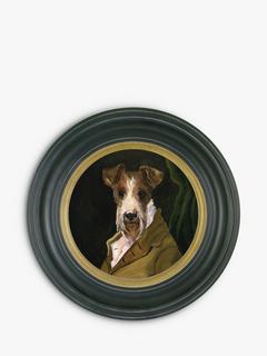 Brookpace Lascelles 'William MacDonald' Round Framed Wood Panel, 28cm, Multi