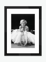 Brookpace Lascelles Marilyn Monroe 'In Bed' Framed Print & Mount