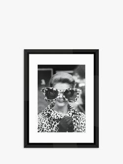 Brookpace Lascelles 'June Pickney' Framed Print & Mount, 85 x 65cm, Black/White
