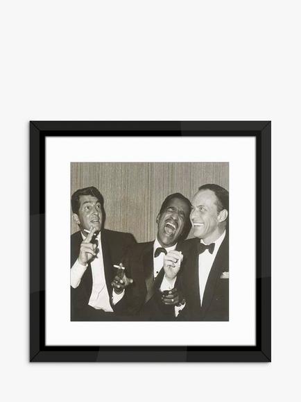 Brookpace Lascelles 'The Rat Pack' Framed Print & Mount, 45.5 x 45.5cm, Black/White
