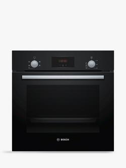 Bosch Series 2 Built In Electric Single Oven, HHF113BR0B, HHF113BA0B, Black
