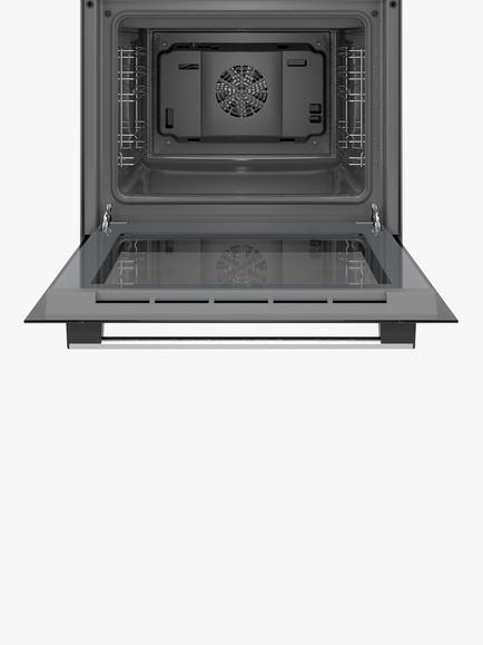 Bosch Series 2 Built In Electric Single Oven, HHF113BR0B, HHF113BA0B - view 2, Black
