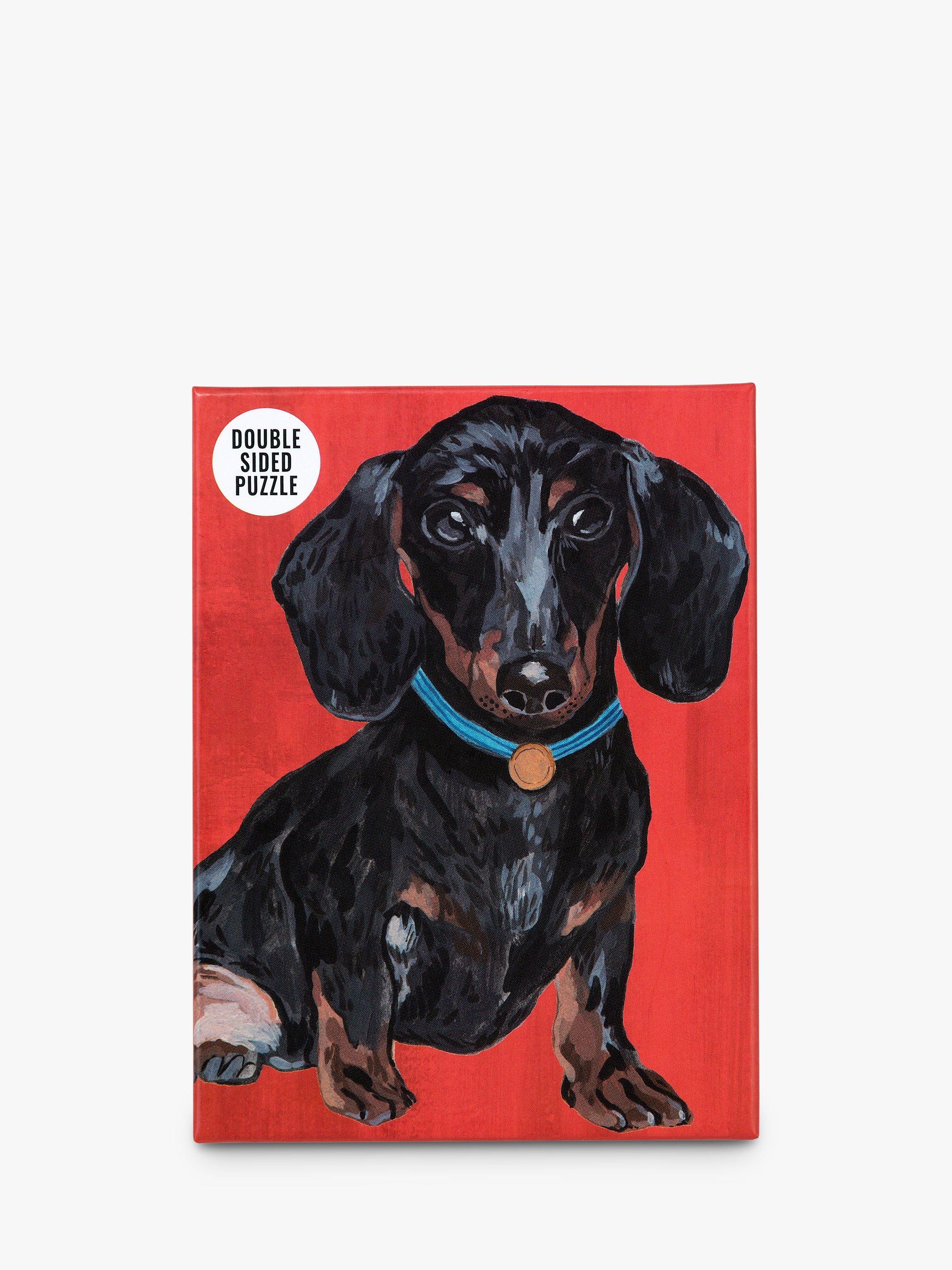 Talking Tables Double Side Dachshund Jigsaw Puzzle, 100 Pieces