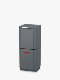 Joseph Joseph Intelligent Waste Totem Compact Bin, 40L, Graphite