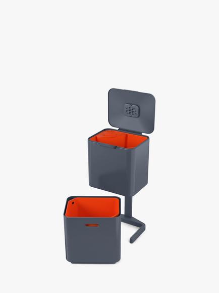 Joseph Joseph Intelligent Waste Totem Max Bin, 60L - view 2, Graphite
