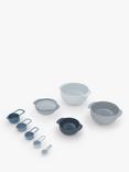 Joseph Joseph Editions Mixing Bowls & Measuring Cups Nest Set, 9 Pieces, Sky