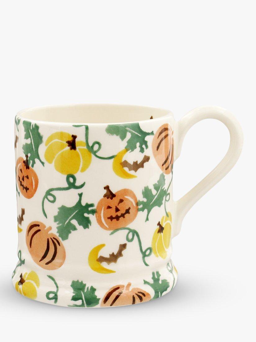 Emma Bridgewater Halloween Pumpkins Half Pint Mug, 284ml, Orange