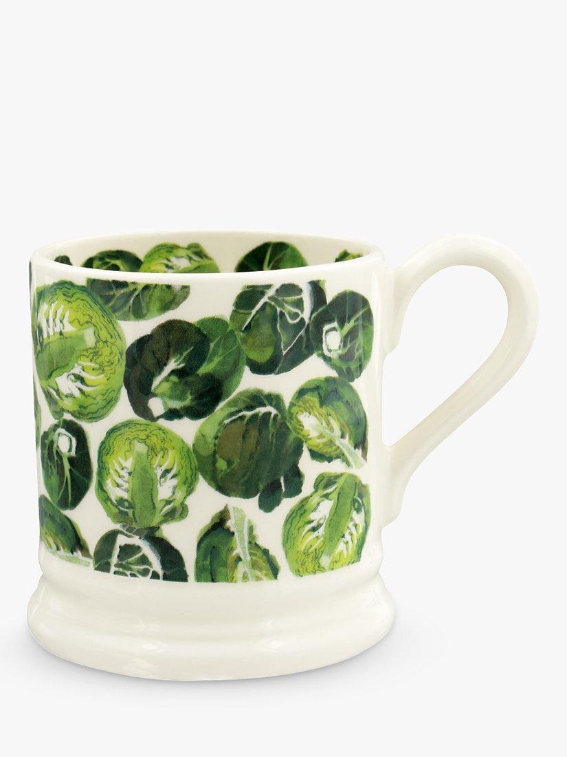 Emma Bridgewater Brussel Sprouts Half Pint Mug, 284ml, Green