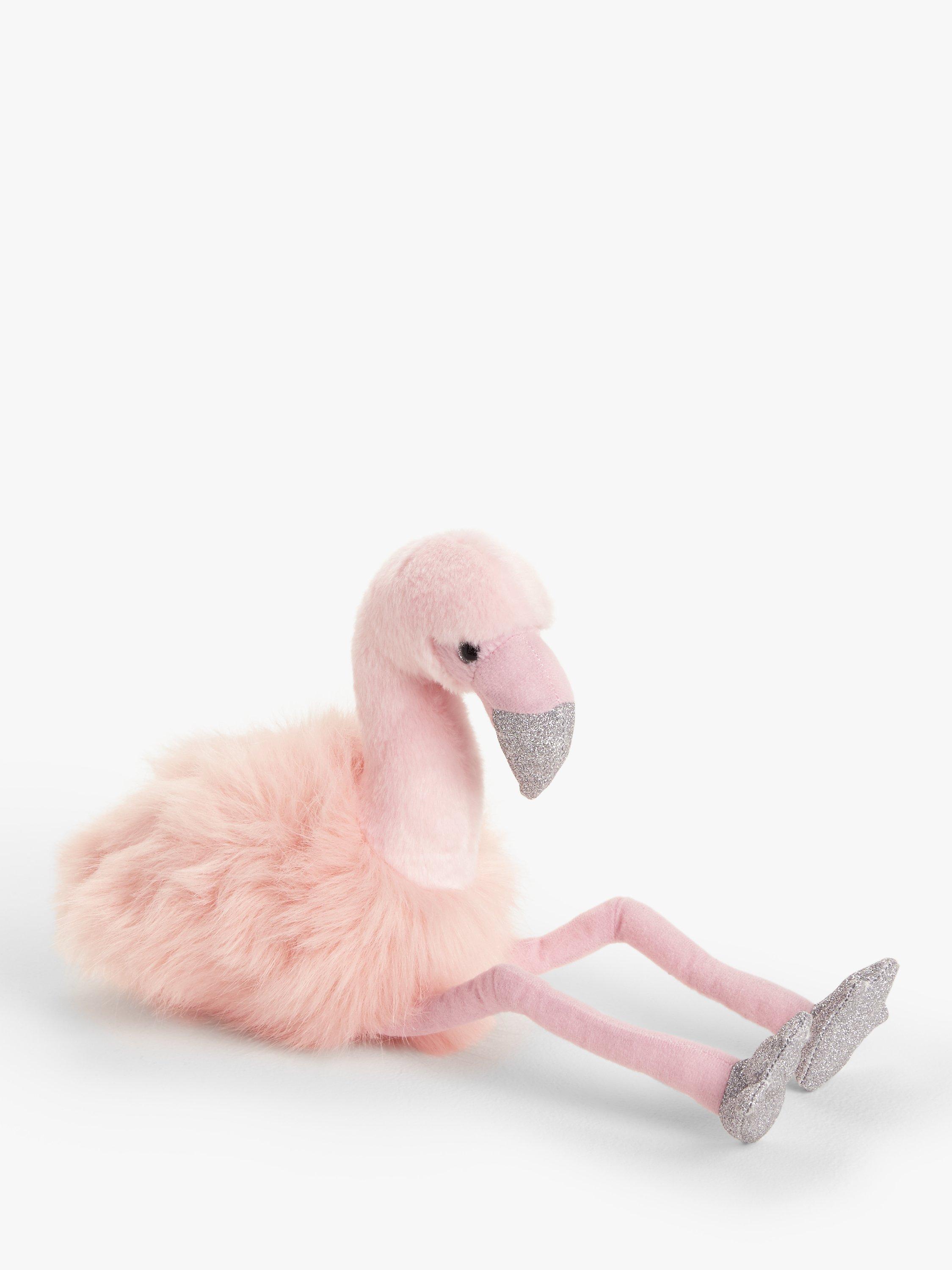 John Lewis & Partners Sparkle Flamingo Soft Toy