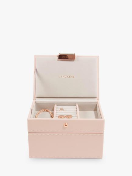 Stackers Mini Jewellery Box, Blush Pink