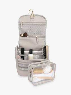 Stackers Large Hanging Travel Wash Bag, Taupe